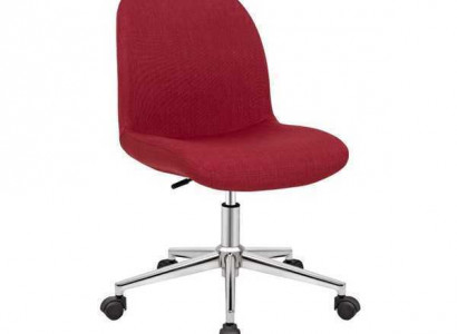Büro Sessel Rot Luxus Stuhl Bürostuhl Chef Neu Textil Designer Sessel Möbel